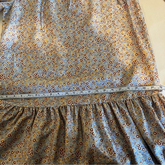 Rebecca Taylor Violet Fleur Silk Mini Dress Blue Combo size Med - Picture 12 of 16